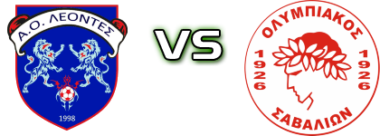 Leontes - Olympiakos (S) Detalles y estadisticas