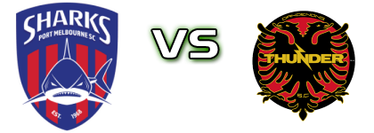 Port Melbourne Sharks - Dandenong Thunder SC детайли и статистика Port Melbourne Sharks - Dandenong Thunder SC детайли и статистика