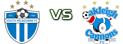 South Melbourne FC - Oakleigh Cannons FC Detalji meca I statistika. South Melbourne FC - Oakleigh Cannons FC Detalji meca I statistika.