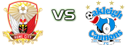 Hume City FC U21 - Oakleigh Cannons FC детайли и статистика