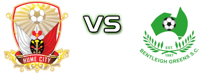 Hume City FC U21 - Bentleigh Greens SC Statistiche e dettagli partita
