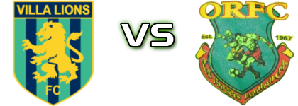 Villa Lions - Ottos Rangers FC Detalji meca I statistika.