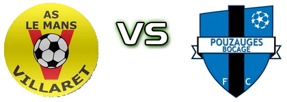 Le Mans Villaret - Pouzauge Bocage Spiel Prognosen und Statistiken