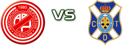 AD Huracan - CD Tenerife Estatísticas e detalhes do jogo