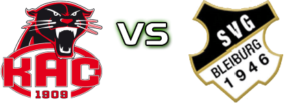 KAC 1909 - SVG Bleiburg Spiel Prognosen und Statistiken KAC 1909 - SVG Bleiburg Spiel Prognosen und Statistiken