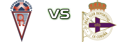 CD Roces - Deportivo La Coruña Statistiche e dettagli partita