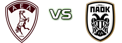 AE Larissa - PAOK Statistiche e dettagli partita