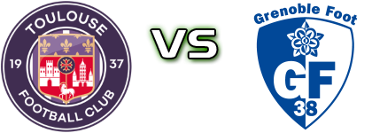 Toulouse - Grenoble Foot 38 Detalji meca I statistika.