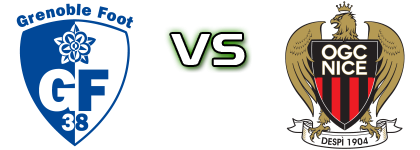 Grenoble Foot 38 - OGC Nice detalji utakmice i statistika