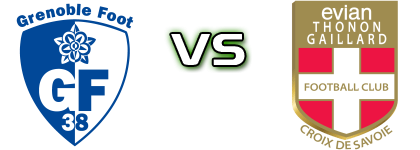 Grenoble Foot 38 - Evian Thonon Gaillard FC Statistiche e dettagli partita