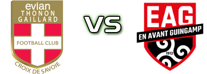 Evian Thonon Gaillard FC - Guingamp Statistiche e dettagli partita