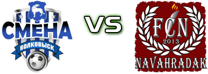 Smena Volkovysk - Fakel Novogrudok head to head game preview and prediction