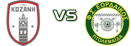 Kozani - Eordaikos Statistiche e dettagli partita