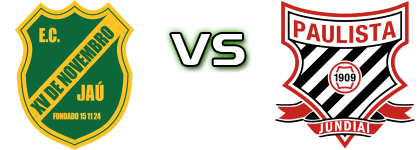 EC XV de Novembro De Jaú - Paulista detalji utakmice i statistika