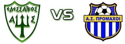 Edessaikos - Promaxoi head to head game preview and prediction