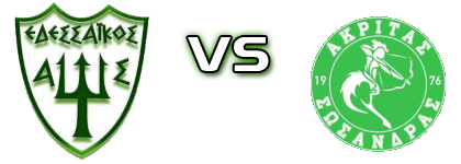 Edessaikos - Akritas Sosandras Statistiche e dettagli partita