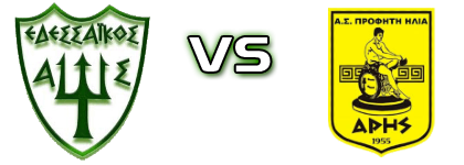 Edessaikos - Aris Profiti Ilia Spiel Prognosen und Statistiken