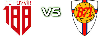 FC Hoyvi­k - B71 Sandoy head to head game preview and prediction