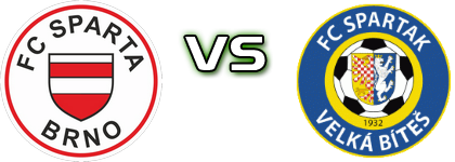 Sparta Brno - Spartak Velká Bíteš детайли и статистика Sparta Brno - Spartak Velká Bíteš детайли и статистика