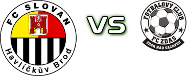 Slovan Havlíčkův - Z. N. Sazavou Estatísticas e detalhes do jogo