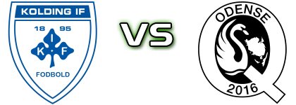 Kolding IF - Odense head to head game preview and prediction