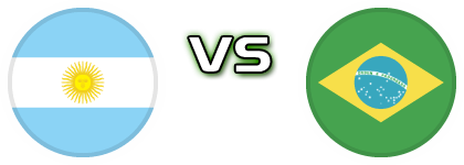 Argentina - Brazil Statistiche e dettagli partita