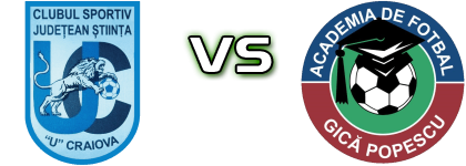 CSJ Stiinta U Craiova U19 - Ac. Gica Popescu head to head game preview and prediction CSJ Stiinta U Craiova U19 - Ac. Gica Popescu head to head game preview and prediction