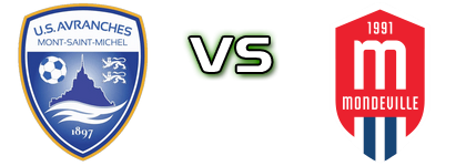 Avranches 2 - Mondeville Estatísticas e detalhes do jogo