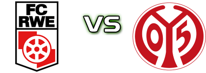 RW Erfurt - Mainz  05 II Detalji meca I statistika.