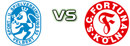 Velbert - Fortuna Köln Statistiche e dettagli partita