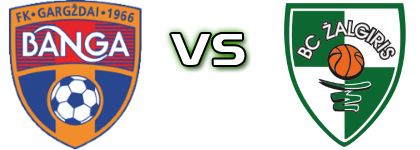 Banga Gargzdai B - FK Kauno Zalgiris B head to head game preview and prediction