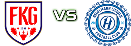 FK Garliava - Hegelmann Litauen B head to head game preview and prediction