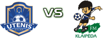 Utenis - Klaipedos Fsm head to head game preview and prediction