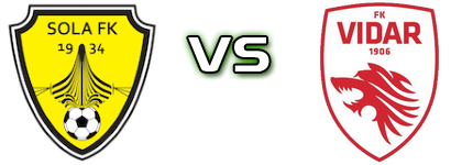 Sola - Vidar Statistiche e dettagli partita Sola - Vidar Statistiche e dettagli partita