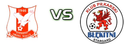 Orzeł Wałcz - Błękitni II Stargard Szczeciński detalji utakmice i statistika