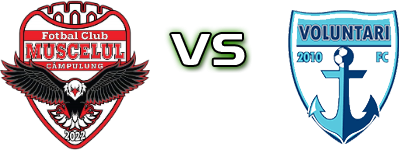 Muscelul Câmpulung  - Voluntari Statistiche e dettagli partita