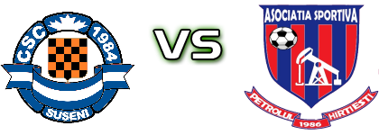 Suseni - Petrolul Hîrtiești  Detalji meca I statistika.