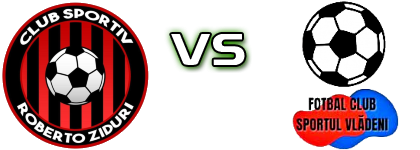 Roberto Ziduri - Sportul Vlădeni head to head game preview and prediction