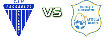 Progresul Bailesti - Avicola Rojiște Spiel Prognosen und Statistiken