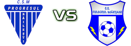 Progresul Bailesti - Fulgerul Mârșani детайли и статистика