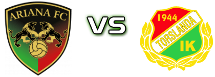 Ariana FC - Torslanda детайли и статистика Ariana FC - Torslanda детайли и статистика