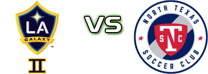 LA Galaxy II - North Texas детайли и статистика