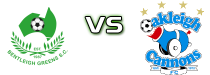 Bentleigh Greens SC - Oakleigh Cannons FC head to head game preview and prediction