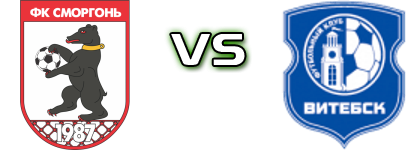 FC Smorgon - Vitebsk head to head game preview and prediction