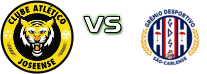 CA Joseense - São-Carlense Statistiche e dettagli partita