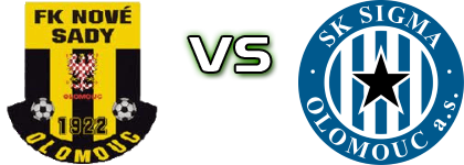 FK Nove Sady - Sigma Olomouc Statistiche e dettagli partita