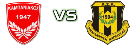 Kampaniakos - Anagennisi Karditsas head to head game preview and prediction