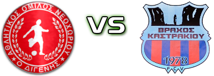 Digenis Neochoriou - Vraxos Estatísticas e detalhes do jogo