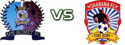 APS Bomet FC - Shabana FC Statistiche e dettagli partita