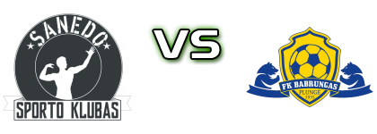 Saned Joniskis - FK Babrungas Plungė head to head game preview and prediction